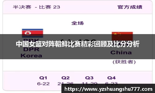 中国女篮对阵朝鲜比赛精彩回顾及比分分析